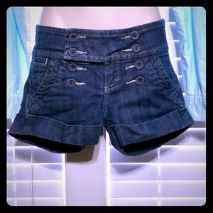 See Thru Soul High Waisted Sailor Shorts